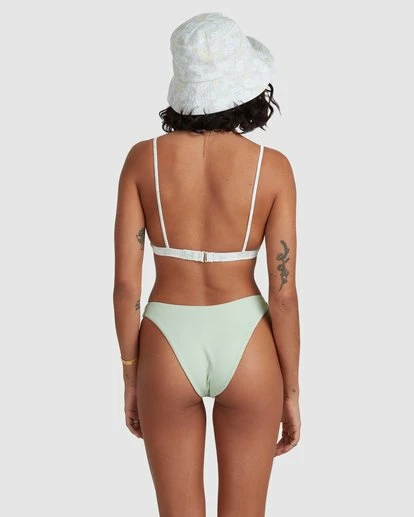 BILLABONG Ripple Hike Bikini Bottoms HONEY DEW 2 BILLABONG Ripple Hike Bikini Bottoms HONEY DEW - Image 2