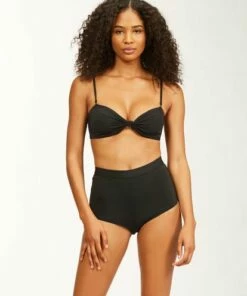 BILLABONG Sol Searcher Avalon Bikini Bottoms BLACK PEBBLE 7 BILLABONG Sol Searcher Avalon Bikini Bottoms BLACK PEBBLE -Womens Swim BILLABONG abjx400479 billabongw bpb frt1
