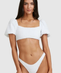 BILLABONG Wave Check Hike Bikini Bottoms WHITE -Womens Swim BILLABONG abjx400497 billabongw wht dtl1