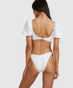 BILLABONG Wave Check Hike Bikini Bottoms WHITE -Womens Swim BILLABONG abjx400497 billabongw wht frt1