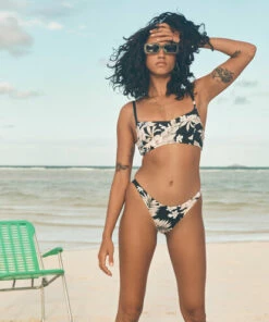 BILLABONG Tropicool Hike Bikini Bottoms BLACK