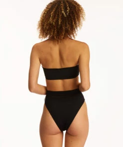 BILLABONG Sol Searcher Rise Bikini Bottoms BLACK PEBBLE