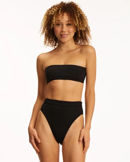 BILLABONG Sol Searcher Rise Bikini Bottoms BLACK PEBBLE 3 BILLABONG Sol Searcher Rise Bikini Bottoms BLACK PEBBLE - Image 3
