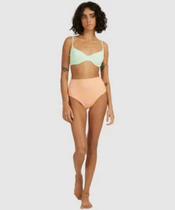 BILLABONG Hot Tropics Hi Retro Bikini Bottoms MELON FADE 15 BILLABONG Hot Tropics Hi Retro Bikini Bottoms MELON FADE -Womens Swim BILLABONG abjx400506 billabongs mfd frt9