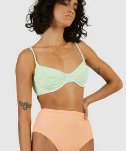 BILLABONG Hot Tropics Hi Retro Bikini Bottoms MELON FADE 14 BILLABONG Hot Tropics Hi Retro Bikini Bottoms MELON FADE -Womens Swim BILLABONG abjx400506 billabongw mfd dtl1