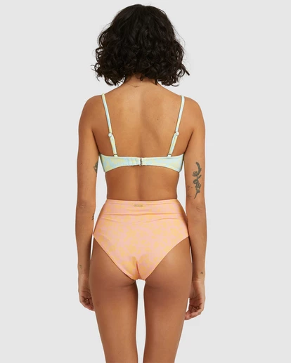 BILLABONG Hot Tropics Hi Retro Bikini Bottoms MELON FADE 5 BILLABONG Hot Tropics Hi Retro Bikini Bottoms MELON FADE - Image 5