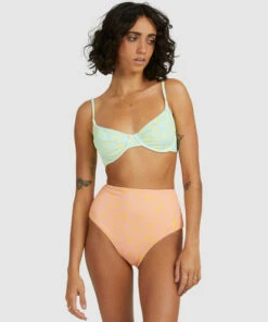 BILLABONG Hot Tropics Hi Retro Bikini Bottoms MELON FADE 13 BILLABONG Hot Tropics Hi Retro Bikini Bottoms MELON FADE -Womens Swim BILLABONG abjx400506 billabongw mfd frt2