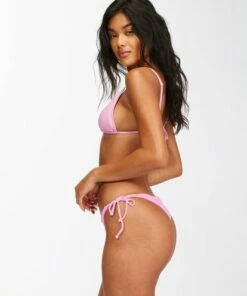 BILLABONG Sol Searcher Tie Side Tanga Bikini Bottoms PARADISE PINK 10 BILLABONG Sol Searcher Tie Side Tanga Bikini Bottoms PARADISE PINK -Womens Swim BILLABONG abjx400507 billabongw pdp sd1
