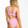 BILLABONG Sol Searcher Rise High-Waisted Bikini Bottoms PARADISE PINK
