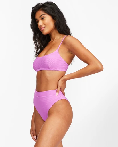 BILLABONG Tanlines Rise High-Waisted Bikini Bottoms BRIGHT ORCHID 3 BILLABONG Tanlines Rise High-Waisted Bikini Bottoms BRIGHT ORCHID - Image 3