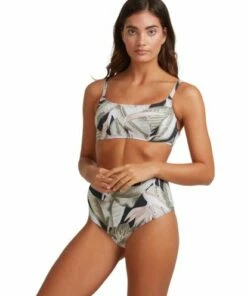 BILLABONG Hideaway Mia DD Bralette Bikini Top OFF BLACK -Womens Swim BILLABONG ubjx300117 billabongf ofb frt1
