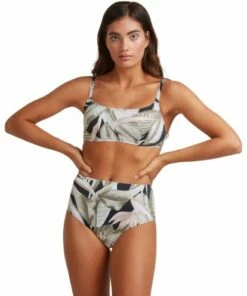 BILLABONG Hideaway Mia DD Bralette Bikini Top OFF BLACK -Womens Swim BILLABONG ubjx300117 billabongf ofb frt2