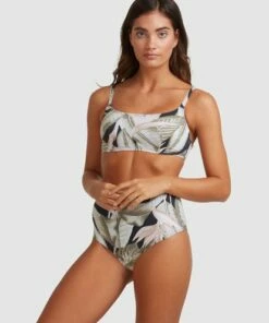 BILLABONG Hideaway Mia DD Bralette Bikini Top OFF BLACK