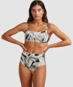 BILLABONG Hideaway Mia DD Bralette Bikini Top OFF BLACK -Womens Swim BILLABONG ubjx300117 billabongw ofb frt2