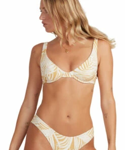 BILLABONG Peeking Palms Ruby Bra Bikini Top MUSTARD 13 BILLABONG Peeking Palms Ruby Bra Bikini Top MUSTARD -Womens Swim BILLABONG ubjx300118 billabongw mus dtl1
