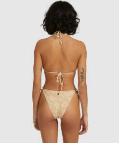 BILLABONG Dragonfly Elongated Triangle Bikini Top OLIVE -Womens Swim BILLABONG ubjx300210 billabongw olv bck1