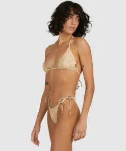 BILLABONG Dragonfly Elongated Triangle Bikini Top OLIVE -Womens Swim BILLABONG ubjx300210 billabongw olv sd1