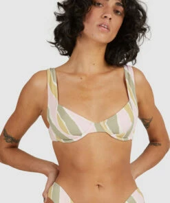 BILLABONG Babewave Chloe Bra Bikini Top OLIVE 13 BILLABONG Babewave Chloe Bra Bikini Top OLIVE -Womens Swim BILLABONG ubjx300213 billabongw olv dtl1