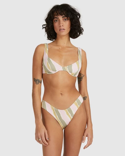 BILLABONG Babewave Chloe Bra Bikini Top OLIVE 6 BILLABONG Babewave Chloe Bra Bikini Top OLIVE - Image 6