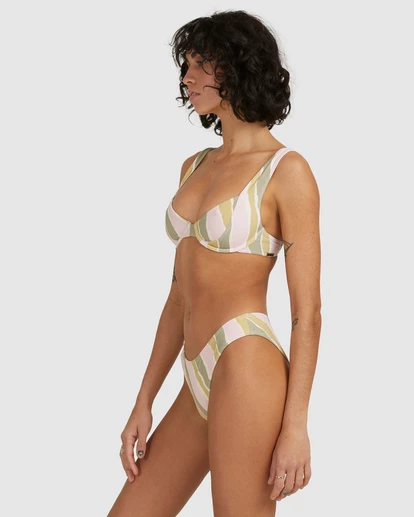 BILLABONG Babewave Chloe Bra Bikini Top OLIVE 3 BILLABONG Babewave Chloe Bra Bikini Top OLIVE - Image 3