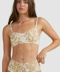 BILLABONG Babin Vintage DD Bralette Bikini Top NUTMEG 15 BILLABONG Babin Vintage DD Bralette Bikini Top NUTMEG -Womens Swim BILLABONG ubjx300220 billabongw nut dtl1