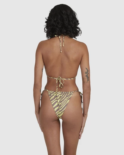 BILLABONG Shallow Rays Slide Tall Triangle Bikini Top YELLOW 5 BILLABONG Shallow Rays Slide Tall Triangle Bikini Top YELLOW - Image 5