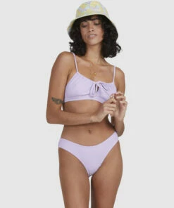 BILLABONG Sunrays Coco Bralette Bikini Top LILAC -Womens Swim BILLABONG ubjx300228 billabongw lil frt2