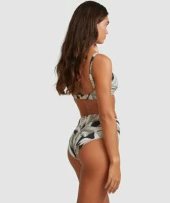 BILLABONG Hideaway High-Waist Retro Bikini Bottoms OFF BLACK -Womens Swim BILLABONG ubjx400115 billabongw ofb sd2