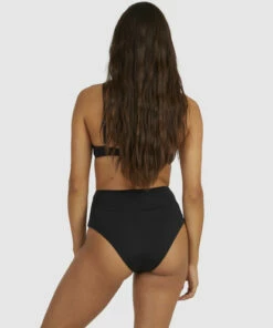 BILLABONG Sol Searcher Hi Retro Bikini Bottoms BLACK -Womens Swim BILLABONG ubjx400154 billabongw blk bck1