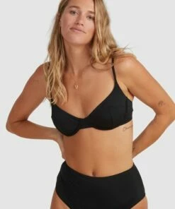 BILLABONG Sol Searcher Hi Retro Bikini Bottoms BLACK -Womens Swim BILLABONG ubjx400154 billabongw blk dtl1