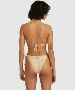 BILLABONG Dragonfly Tie Side Hike Bikini Bottoms OLIVE -Womens Swim BILLABONG ubjx400178 billabongw olv bck1