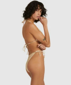 BILLABONG Dragonfly Tie Side Hike Bikini Bottoms OLIVE -Womens Swim BILLABONG ubjx400178 billabongw olv sd1