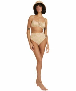 BILLABONG Dragonfly Hi Retro Bikini Bottoms OLIVE -Womens Swim BILLABONG ubjx400181 billabongs olv frt9