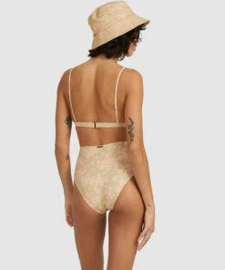 BILLABONG Dragonfly Hi Retro Bikini Bottoms OLIVE -Womens Swim BILLABONG ubjx400181 billabongw olv frt1