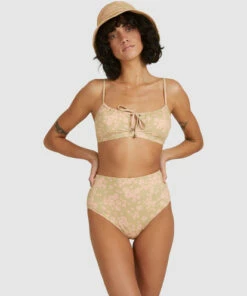 BILLABONG Dragonfly Hi Retro Bikini Bottoms OLIVE -Womens Swim BILLABONG ubjx400181 billabongw olv frt2