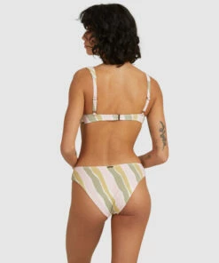 BILLABONG Babewave Bondi Bikini Bottom OLIVE -Womens Swim BILLABONG ubjx400182 billabongw olv frt1