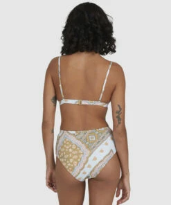 BILLABONG Luxe Hi Retro Bikini Bottoms SALT CRYSTAL -Womens Swim BILLABONG ubjx400186 billabongw scs bck1