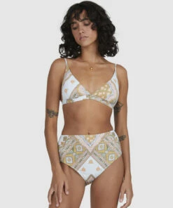 BILLABONG Luxe Hi Retro Bikini Bottoms SALT CRYSTAL -Womens Swim BILLABONG ubjx400186 billabongw scs frt2