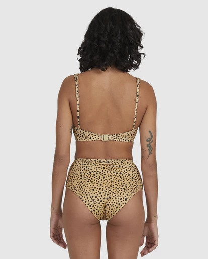 BILLABONG Well Spotted Leopard Print Hawaii Retro Bikini Bottoms GOLD DUST 3 BILLABONG Well Spotted Leopard Print Hawaii Retro Bikini Bottoms GOLD DUST - Image 3
