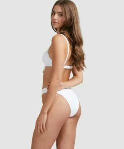BILLABONG Steph Claire Smith Pure Havana Bikini Bottom WHITE 12 BILLABONG Steph Claire Smith Pure Havana Bikini Bottom WHITE -Womens Swim BILLABONG ubjx400192 billabongw wht frt1