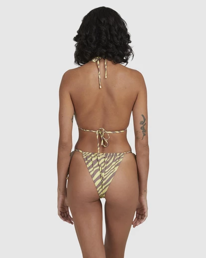 BILLABONG Shallow Rays Bells Side-Tie Bikini Bottoms YELLOW 6 BILLABONG Shallow Rays Bells Side-Tie Bikini Bottoms YELLOW - Image 6