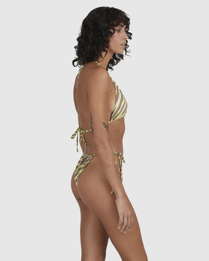 BILLABONG Shallow Rays Bells Side-Tie Bikini Bottoms YELLOW 5 BILLABONG Shallow Rays Bells Side-Tie Bikini Bottoms YELLOW - Image 5