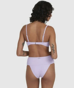 BILLABONG Sunrays Kauai High-Rise Bikini Bottoms LILAC -Womens Swim BILLABONG ubjx400202 billabongw lil frt1