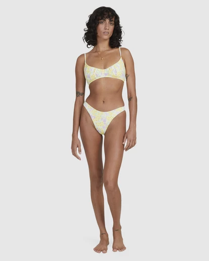 BILLABONG Tempest Skimpy Hike Bikini Bottoms LEMON LIME 7 BILLABONG Tempest Skimpy Hike Bikini Bottoms LEMON LIME - Image 7