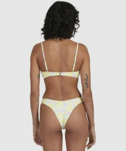 BILLABONG Tempest Skimpy Hike Bikini Bottoms LEMON LIME