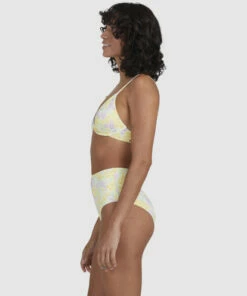 BILLABONG Tempest High Retro High-Rise Bikini Bottoms LEMON LIME 10 BILLABONG Tempest High Retro High-Rise Bikini Bottoms LEMON LIME -Womens Swim BILLABONG ubjx400204 billabongw lml sd1