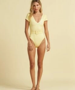 BILLABONG Salty Blonde Sundipped One Piece Swim PINA COLADA 7 BILLABONG Salty Blonde Sundipped One Piece Swim PINA COLADA -Womens Swim BILLABONG x1083bsu billabongw pca frt2