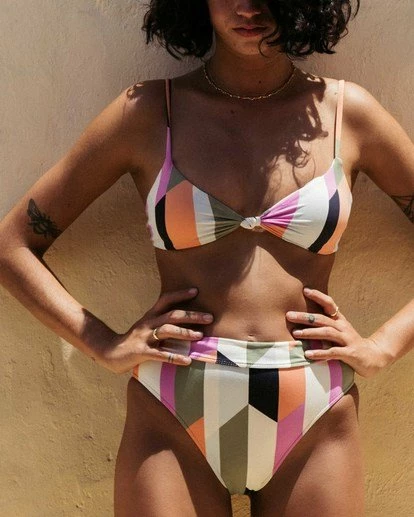 BILLABONG Slow Roller Rise Bikini Bottoms MULTI 1 BILLABONG Slow Roller Rise Bikini Bottoms MULTI