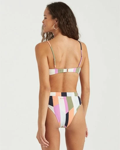 BILLABONG Slow Roller Rise Bikini Bottoms MULTI 2 BILLABONG Slow Roller Rise Bikini Bottoms MULTI - Image 2