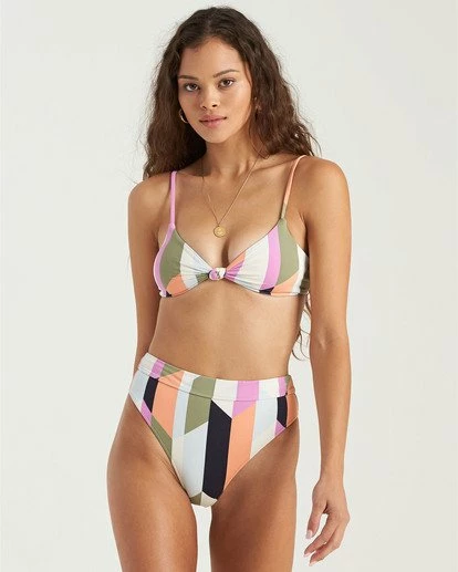 BILLABONG Slow Roller Rise Bikini Bottoms MULTI 3 BILLABONG Slow Roller Rise Bikini Bottoms MULTI - Image 3
